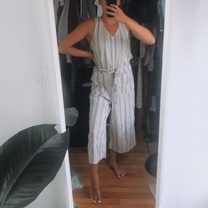 Striped Jumpsuit